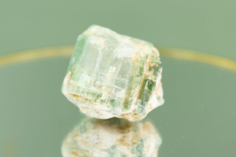 Groene toermalijn ruw 12,5 gram