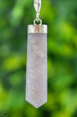 Lepidoliet hanger zilver - 7.63 gram