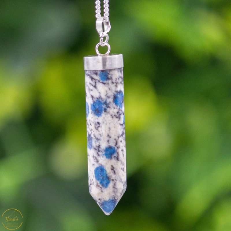 K2 Jaspis hanger zilver - 7.10 gram