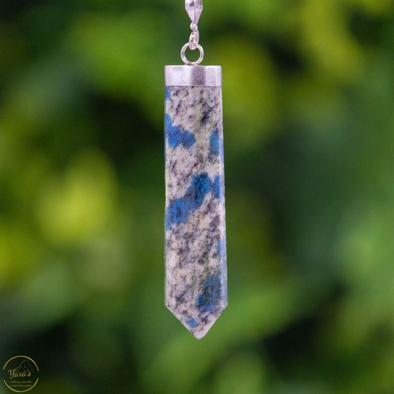 K2 Jaspis hanger zilver - 7.00 gram