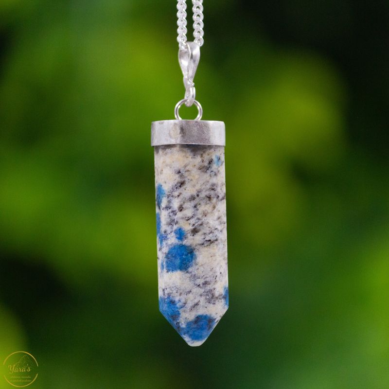 K2 Jaspis hanger zilver - 4.27 gram