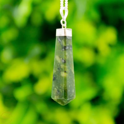 Grossulaar hanger zilver - 5.14 gram