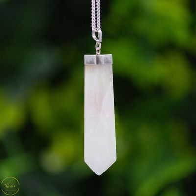 Gestreepte Onyx hanger zilver - 9.72 gram