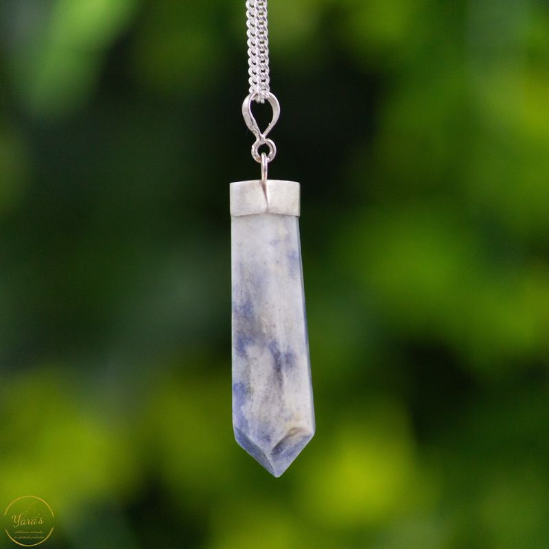 Lazuriet hanger zilver - 5.92 gram