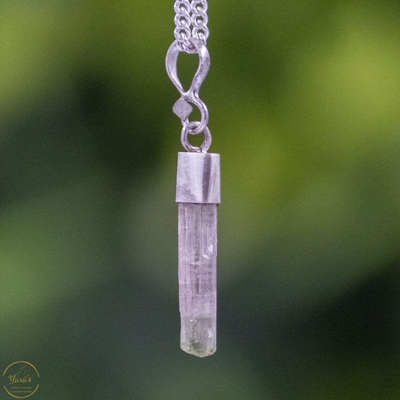 Toermalijn hanger zilver - 0.55 gram