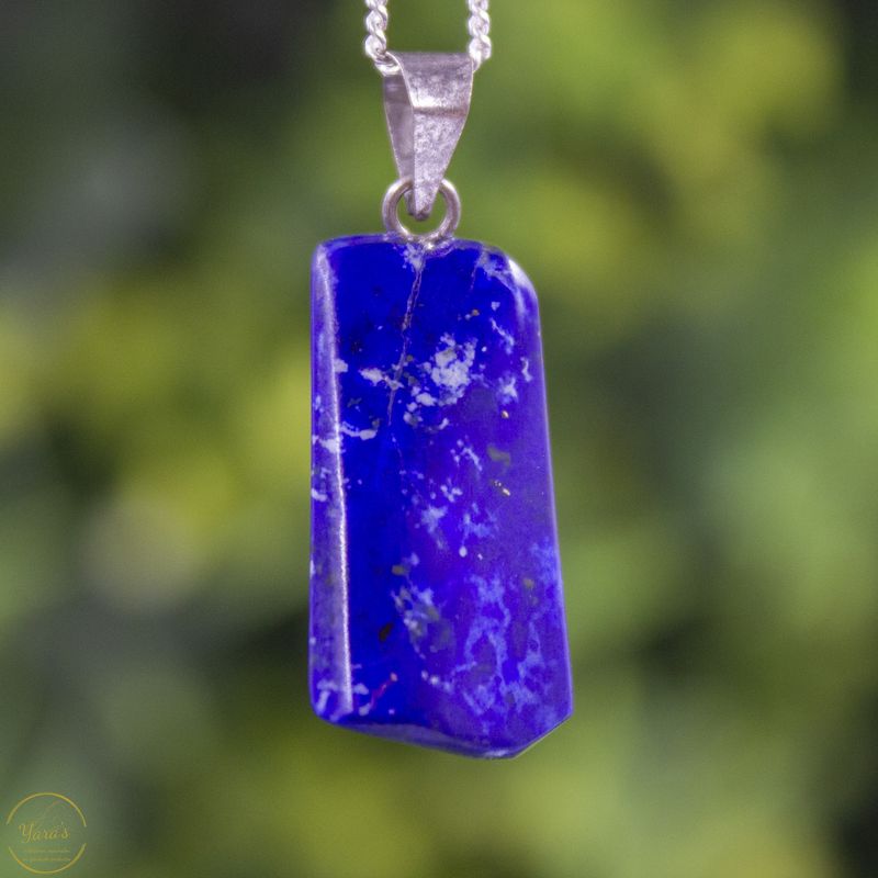 Lapis Lazuli hanger zilver- tussen de 4-6 gram