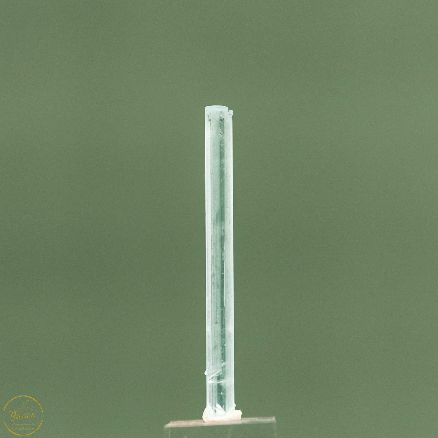 Aquamarijn staafje  6cm