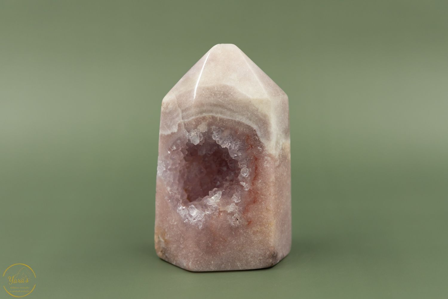 Roze Amethist punt -742 gram
