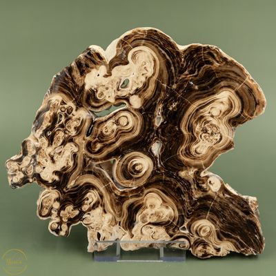 Chocolade bruine Aragoniet A+ kwaliteit - 1.18 kg