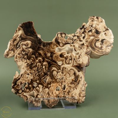 Chocolade bruine Aragoniet A+ kwaliteit- 594 gram