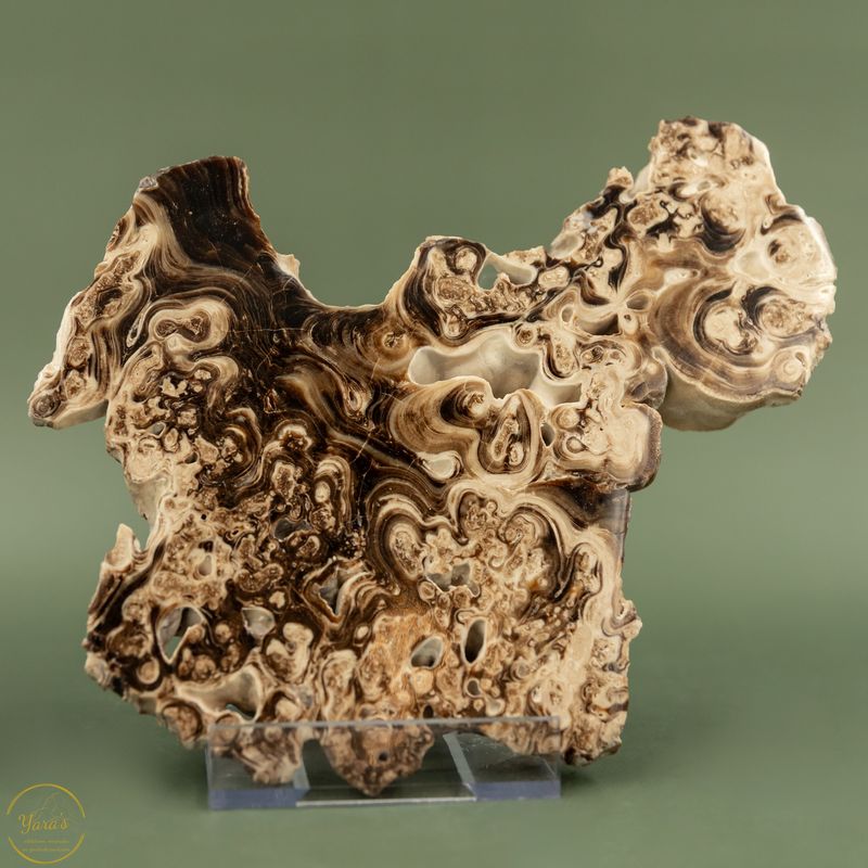 Chocolade bruine Aragoniet A+ kwaliteit- 594 gram
