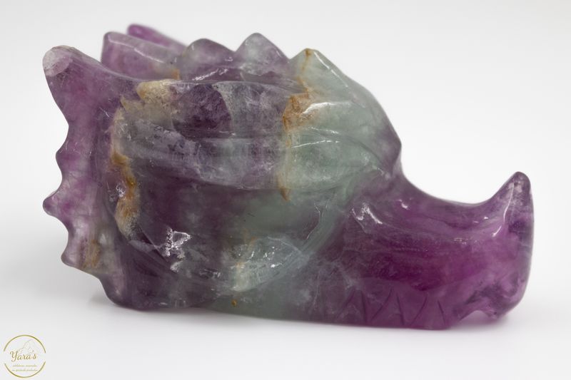 Fluoriet draak 10 cm