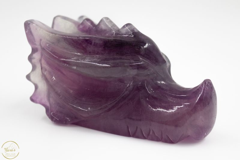 Fluoriet draak  10 cm