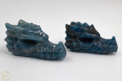Blauwe apatiet draakje 6cm