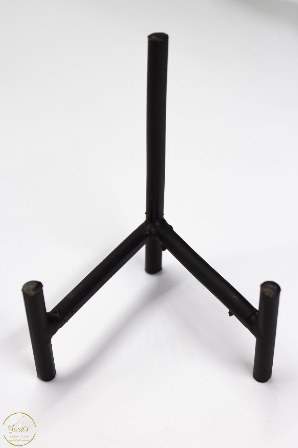 Metalen standaard zwart 8,5cm