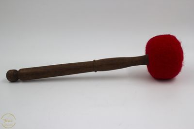 Klankschaal klopper hout/vilt M (29cm)