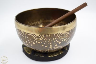 Klankschaal Flower of Life - 17 cm - 798 gram