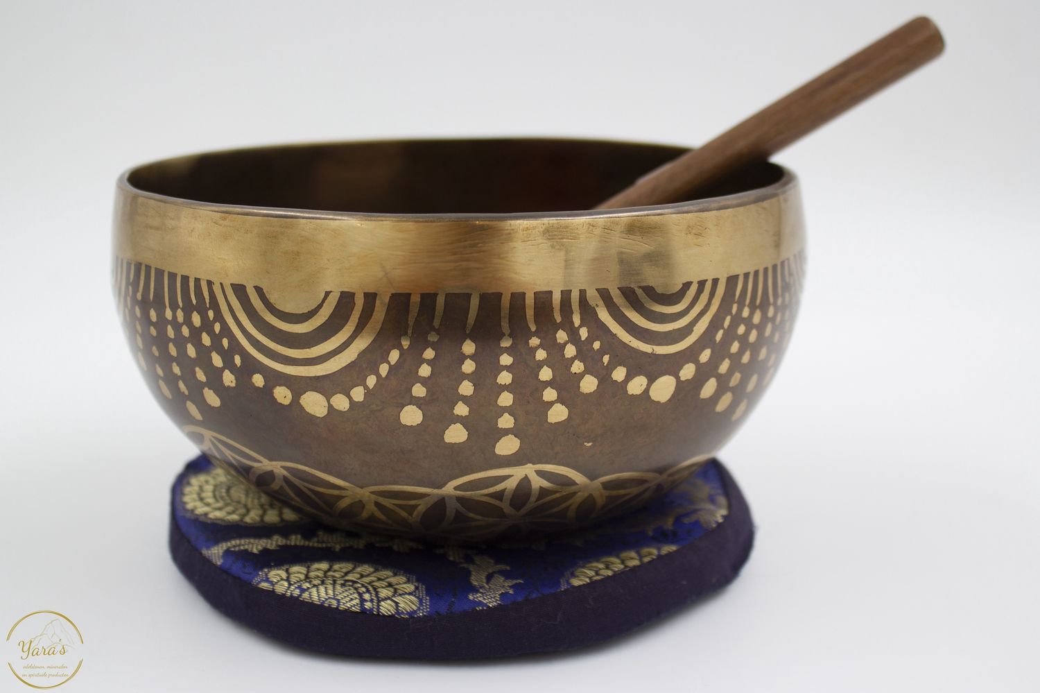 Klankschaal Flower of Life - 17 cm - 894 gram