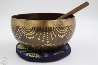 Klankschaal Flower of Life - 17 cm - 894 gram