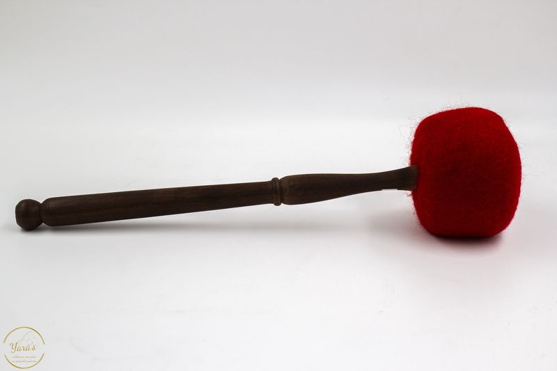 Klankschaal klopper hout/vilt L2 (35cm)