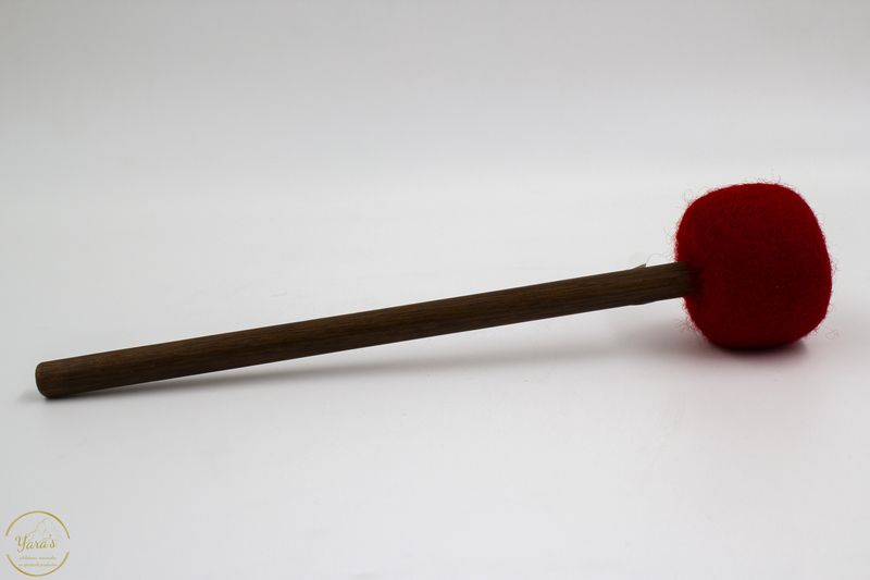 Klankschaal klopper hout/vilt extra klein