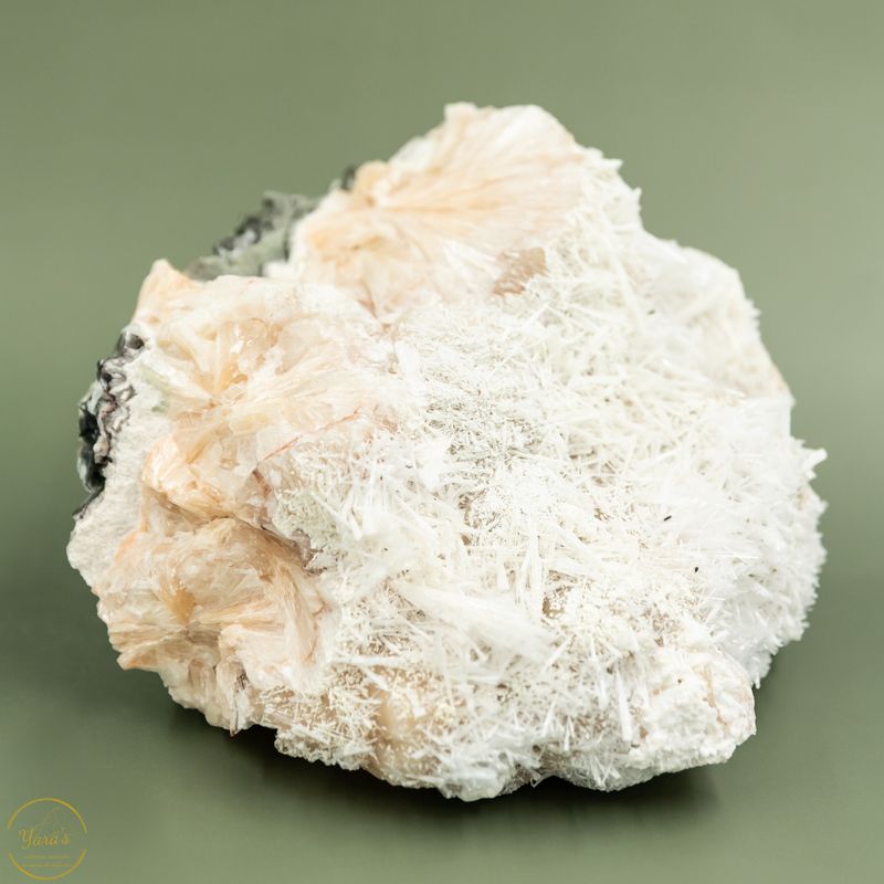 Scoleciet met stilbiet en apofyliet A+ - 2.728kg - India