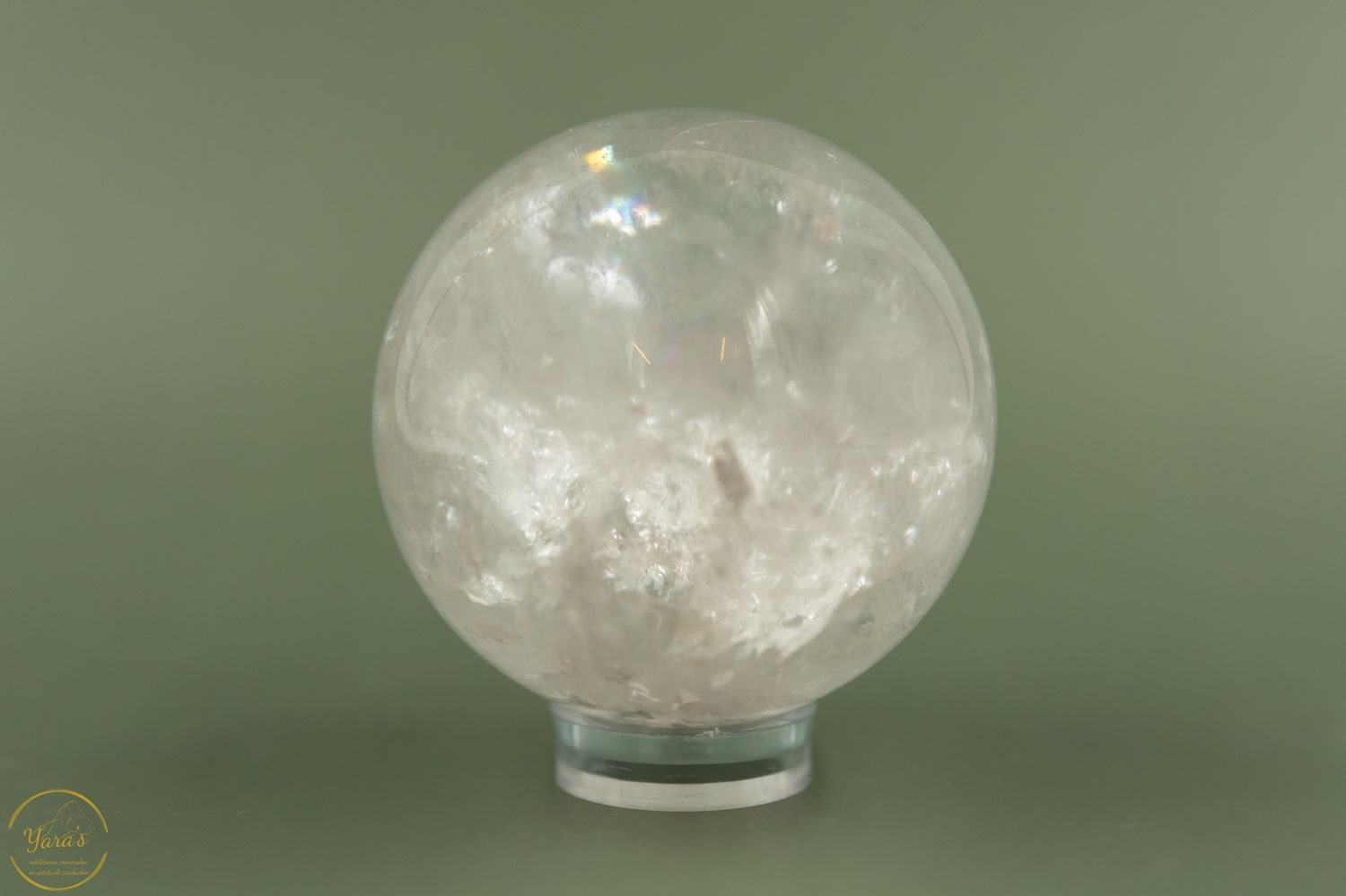 Bergkristal Bol- 7.5cm