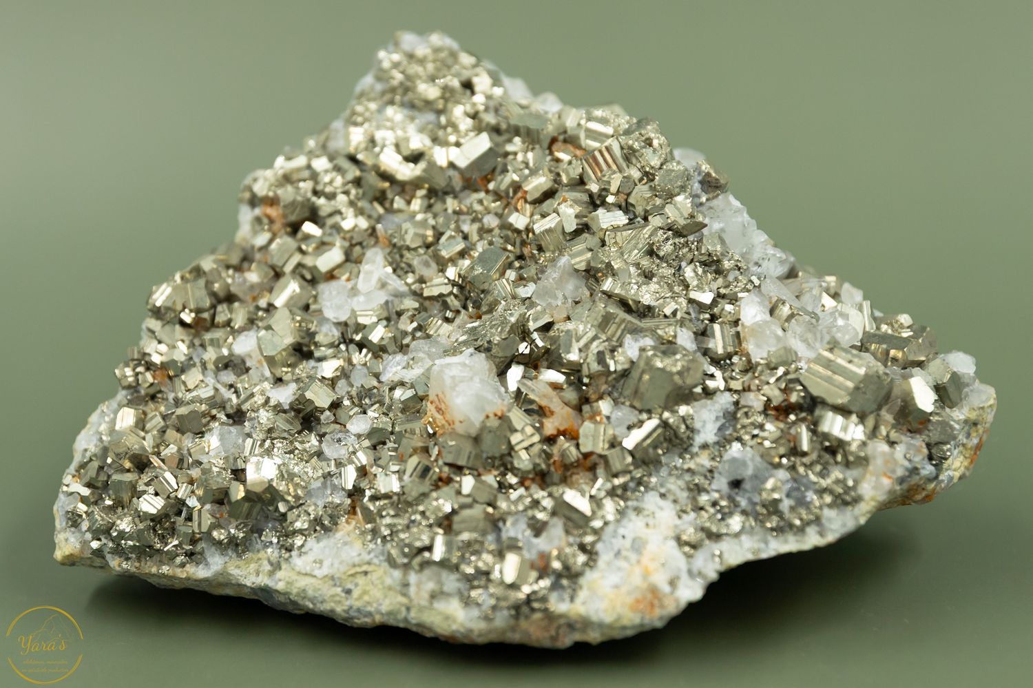 Pyriet op Kwarts Indonesië - 1.4kg