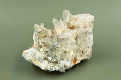 Bergrkistal en Chlooriet ruw - 990 gram