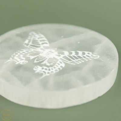 Seleniet schijf vlinder 10 a 12cm