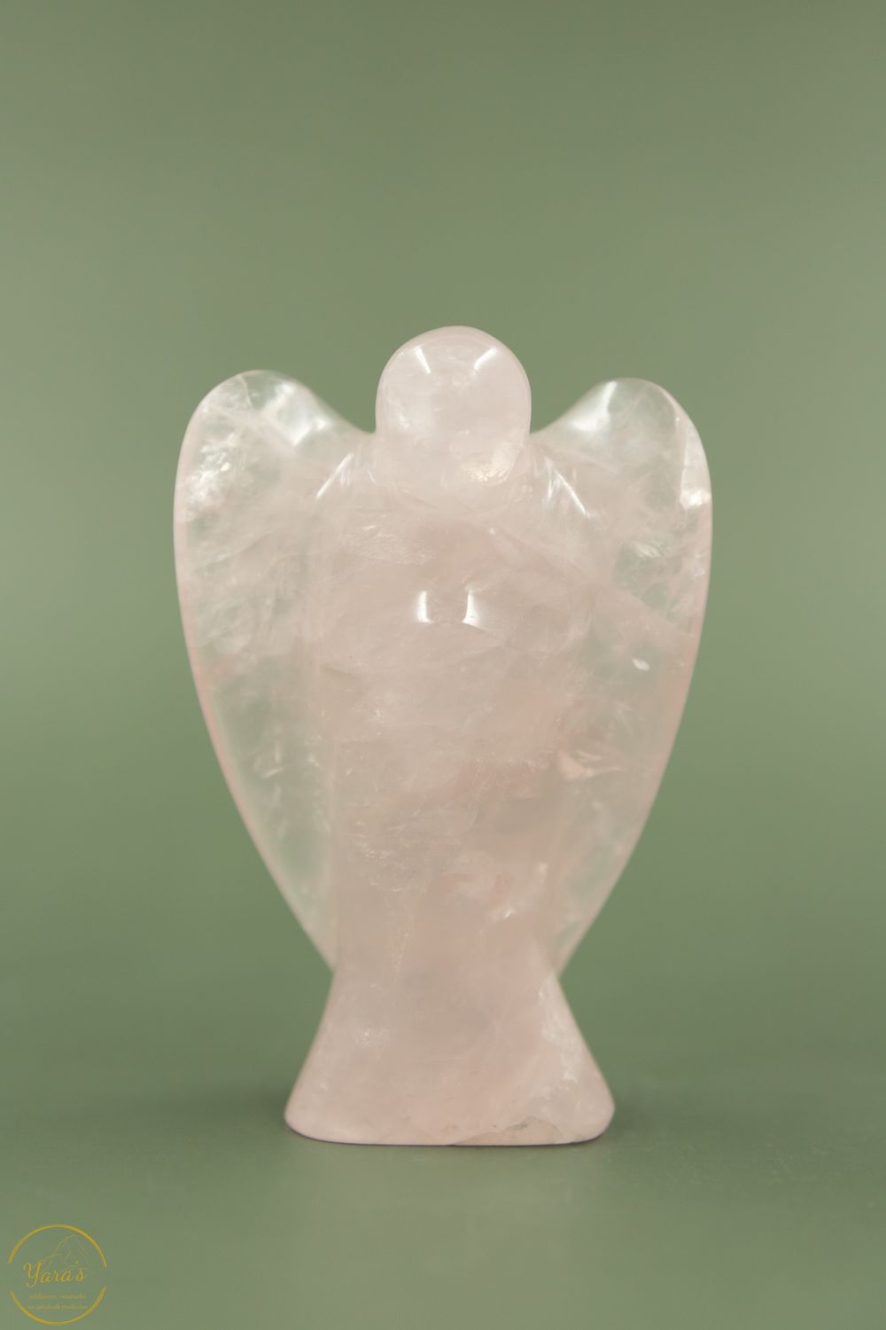 Rozenkwarts engel 10 cm - 202 gram