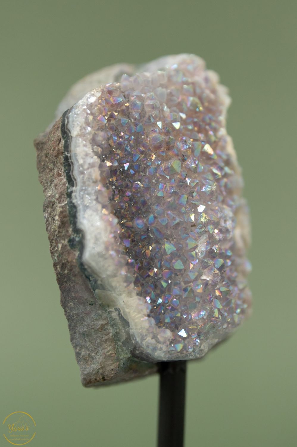 Angel Aura op Amethist - 346 gr