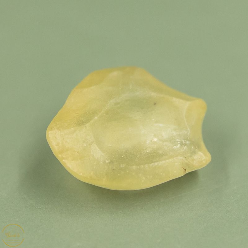 Libisch woestijnglas /  goud tektiet - 6.7 gram
