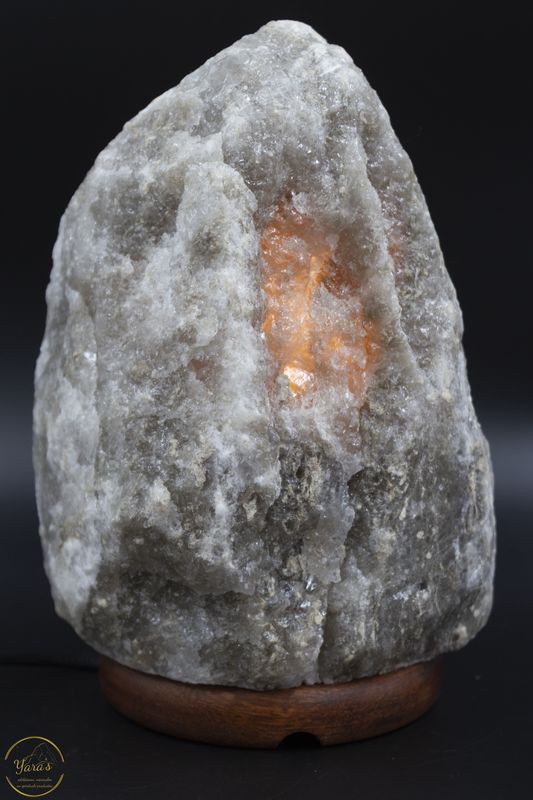 Himalaya zoutlamp grijs 2-3kg natuurlijk brok