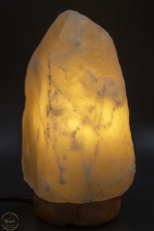 Himalaya zoutlamp wit 2-3kg natuurlijk brok