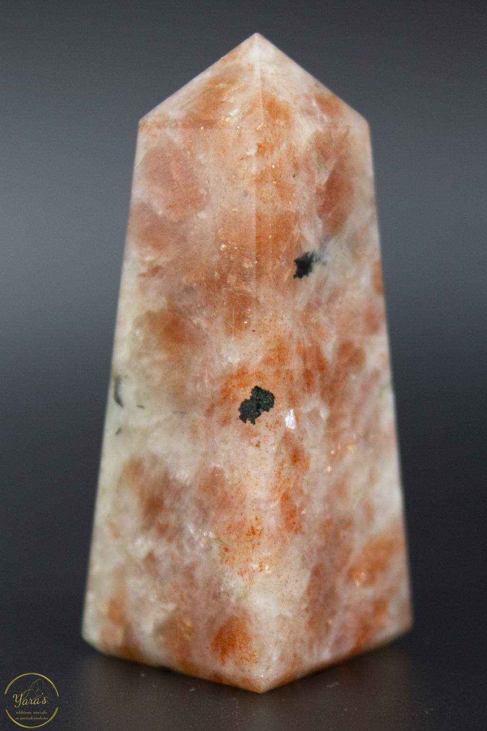 Zonnesteen obelisk  - 58 gram