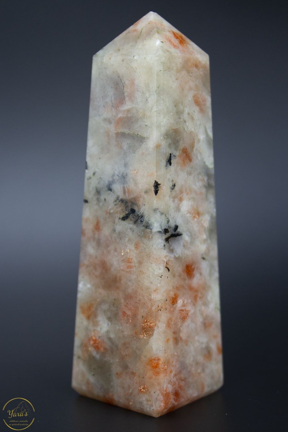 Zonnesteen obelisk - 114 gram