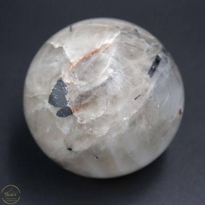 Toermalijn kwarts bol - 5cm