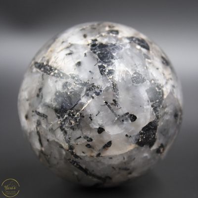 Toermalijn kwarts bol - 5 cm
