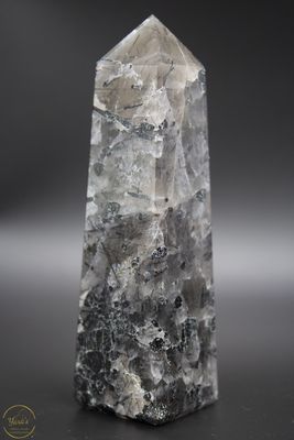Toermalijn kwarts obelisk - 154 gram