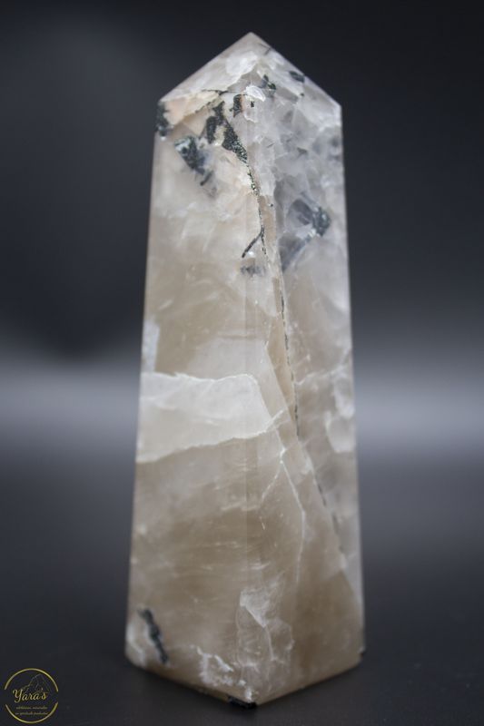 Toermalijn kwarts obelisk - 162 gram