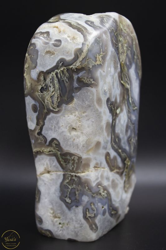 Mosagaat sculptuur gepolijst - 3.13 kg