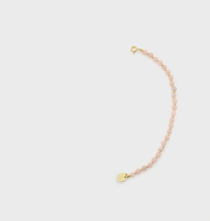 Tussenstuk ketting roze opaal