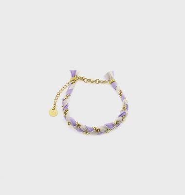 Armband braid - Lila