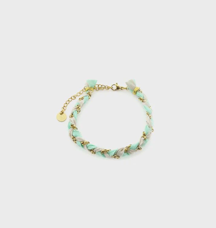 Armband braid - mint