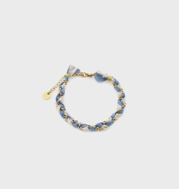 Armband Braid - blauw