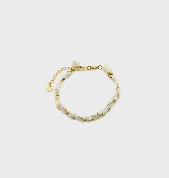 Armband braid - creme