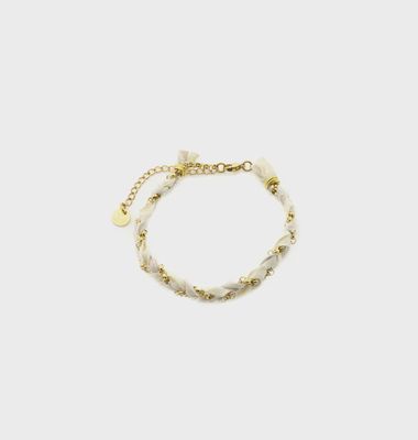 Armband braid - creme