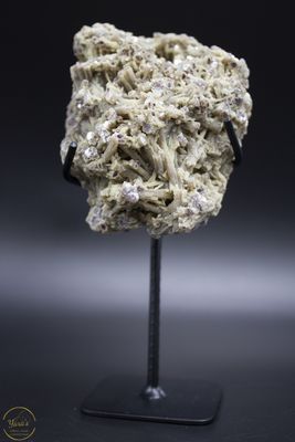 Epidoot met Lepidoliet op standaard - 354 gram