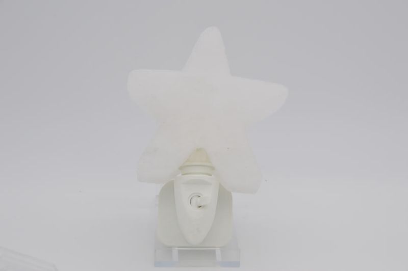 Himalaya zoutlamp stopcontact ster wit- LED